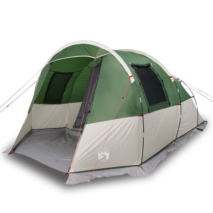 Cort de camping tunel pentru 4 persoane, verde, impermeabil - WALTI WALTI