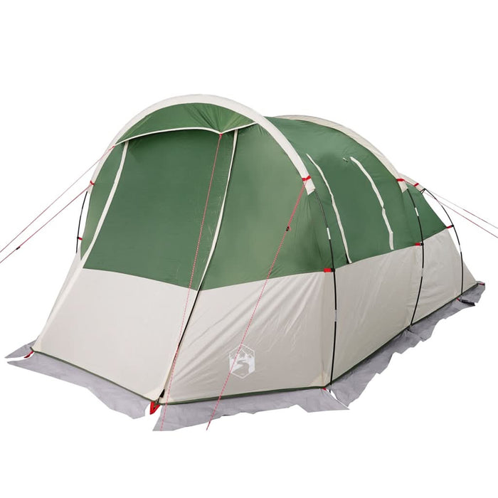 Cort de camping tunel pentru 4 persoane, verde, impermeabil - WALTI WALTI