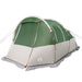 Cort de camping tunel pentru 4 persoane, verde, impermeabil - WALTI WALTI