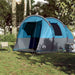 Cort de camping tunel pentru 4 persoane, albastru, impermeabil - WALTI WALTI