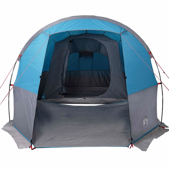 Cort de camping tunel pentru 4 persoane, albastru, impermeabil - WALTI WALTI