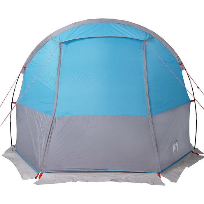 Cort de camping tunel pentru 4 persoane, albastru, impermeabil - WALTI WALTI