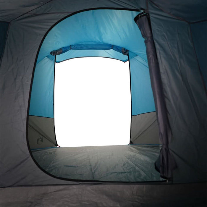 Cort de camping tunel pentru 4 persoane, albastru, impermeabil - WALTI WALTI