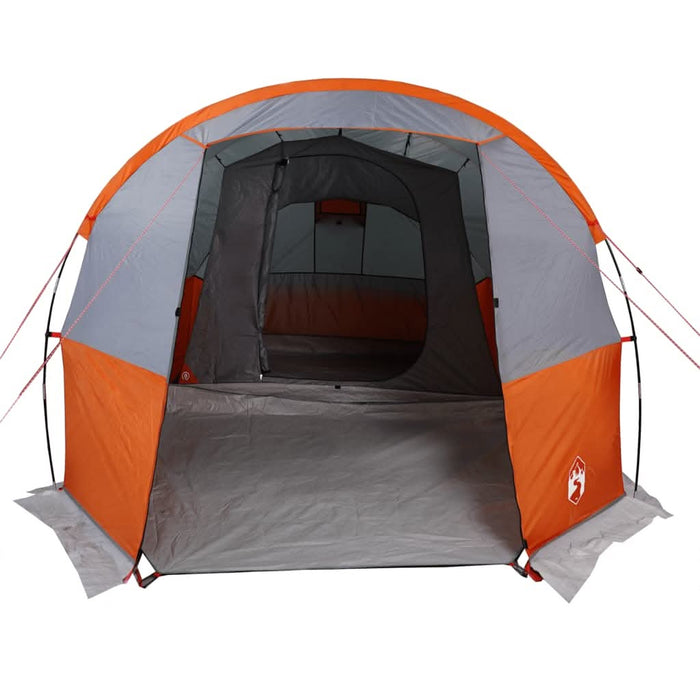 Cort de camping tunel 4 persoane, gri/portocaliu, impermeabil - WALTI WALTI