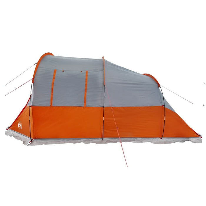 Cort de camping tunel 4 persoane, gri/portocaliu, impermeabil - WALTI WALTI