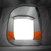Cort de camping tunel 4 persoane, gri/portocaliu, impermeabil - WALTI WALTI