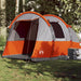 Cort de camping tunel 4 persoane, gri/portocaliu, impermeabil - WALTI WALTI