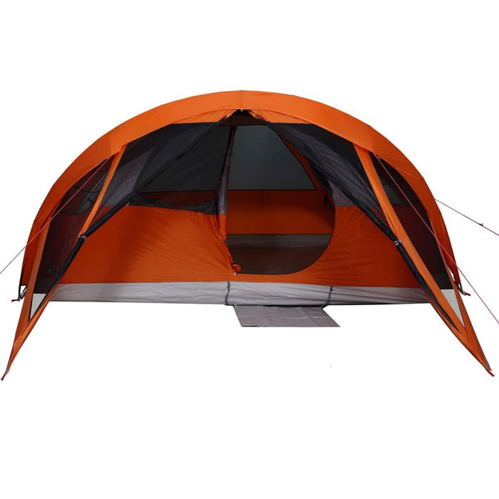 Cort de camping pentru 6 persoane, gri/portocaliu, impermeabil - WALTI WALTI