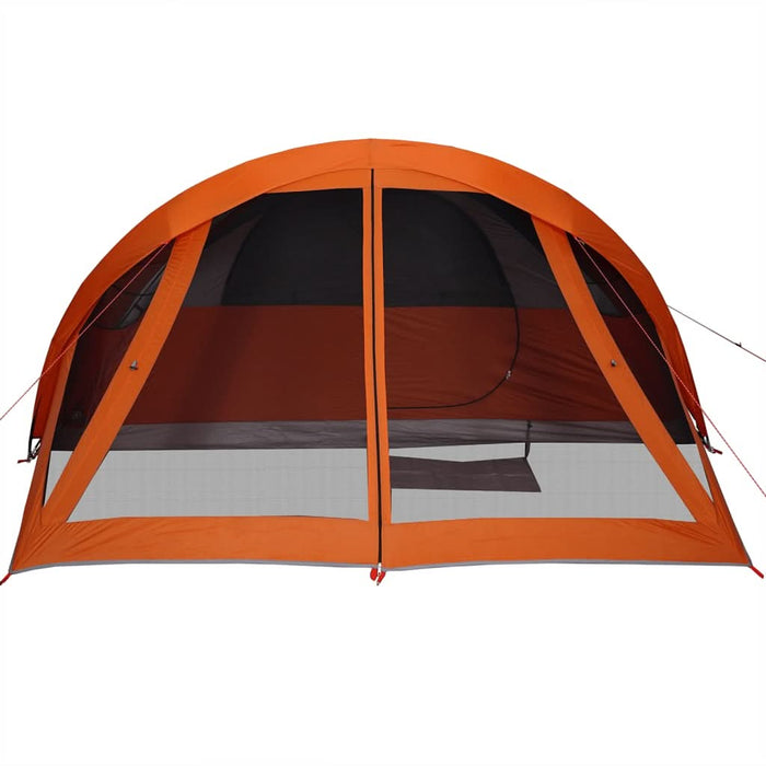 Cort de camping pentru 6 persoane, gri/portocaliu, impermeabil - WALTI WALTI