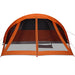 Cort de camping pentru 6 persoane, gri/portocaliu, impermeabil - WALTI WALTI