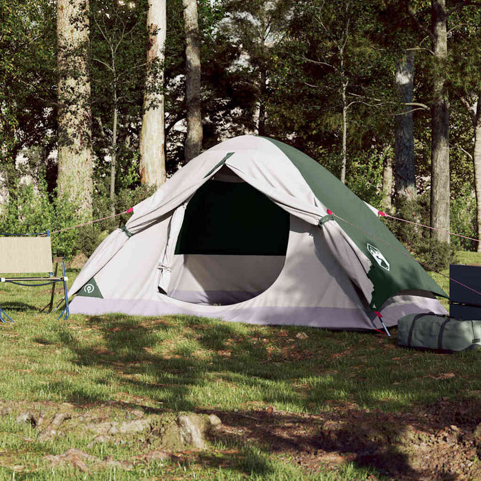 Cort de camping cupolă pentru 2 persoane, verde, impermeabil - WALTI WALTI