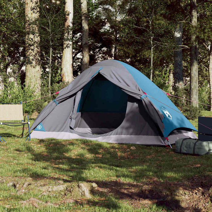 Cort de camping cupolă pentru 2 persoane, albastru, impermeabil - WALTI WALTI