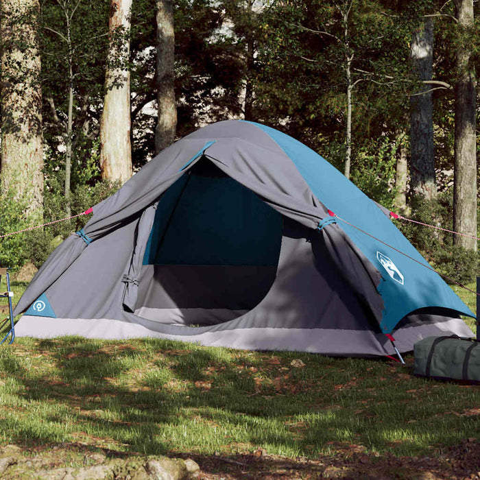 Cort de camping cupolă pentru 2 persoane, albastru, impermeabil - WALTI WALTI