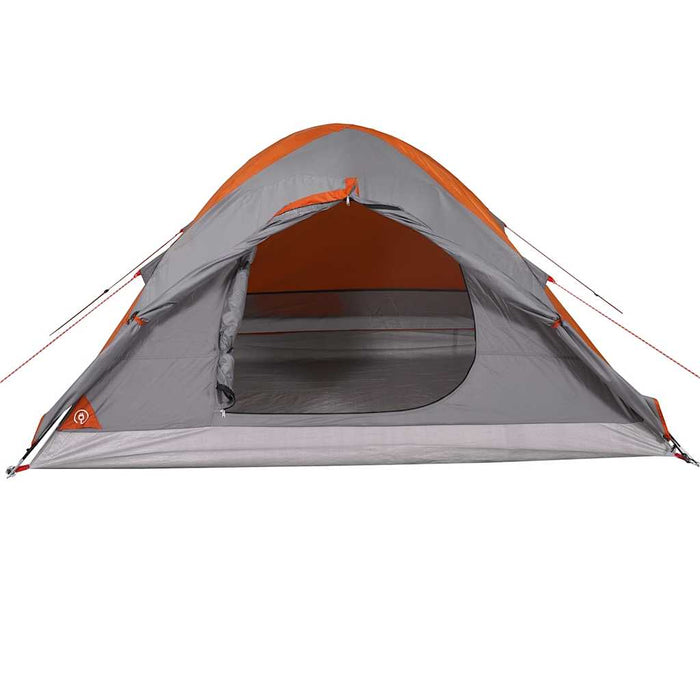 Cort de camping pentru 2 persoane, gri/portocaliu, impermeabil - WALTI WALTI