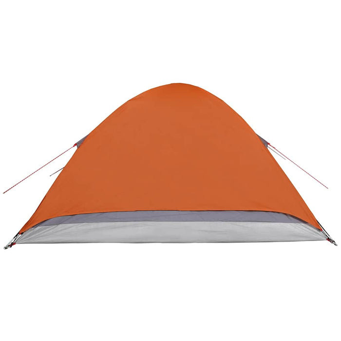 Cort de camping pentru 2 persoane, gri/portocaliu, impermeabil - WALTI WALTI