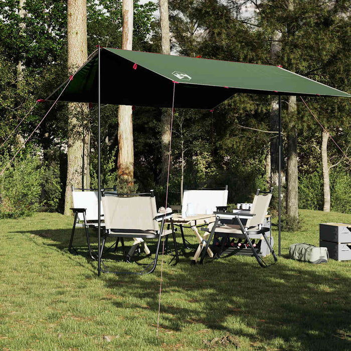 Prelată de camping, verde, 300x294 cm, impermeabilă - WALTI WALTI