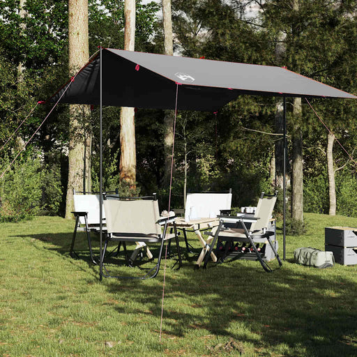 Prelată de camping, gri și portocaliu, 300x294 cm, impermeabilă - WALTI WALTI