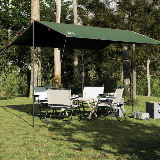 Prelată de camping, verde, 360x294 cm, impermeabilă - WALTI WALTI