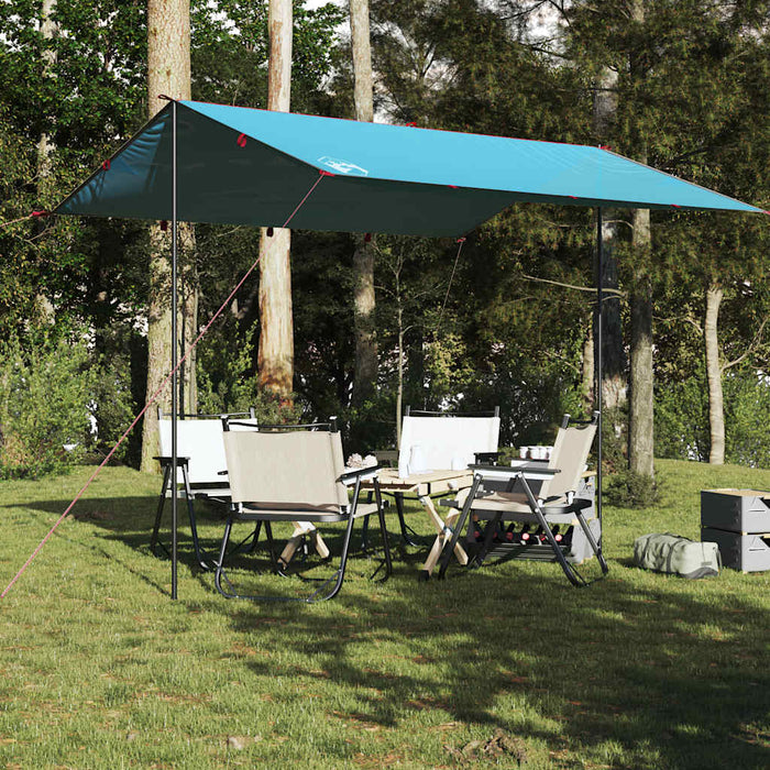Prelată de camping, albastru, 360x294 cm, impermeabilă - WALTI WALTI