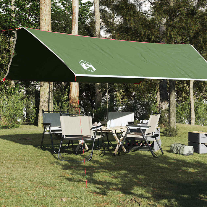 Prelată de camping, verde, 500x294 cm, impermeabilă - WALTI WALTI