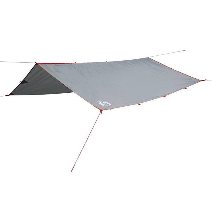Prelată de camping, gri și portocaliu, 500x294 cm, impermeabilă - WALTI WALTI