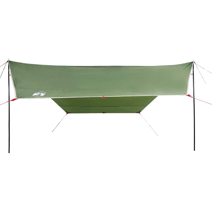 Prelată de camping, verde, 430x380x210 cm, impermeabilă - WALTI WALTI