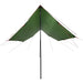 Prelată de camping, verde, 460x305x210 cm, impermeabilă - WALTI WALTI