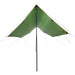 Prelată de camping, verde, 460x305x210 cm, impermeabilă - WALTI WALTI