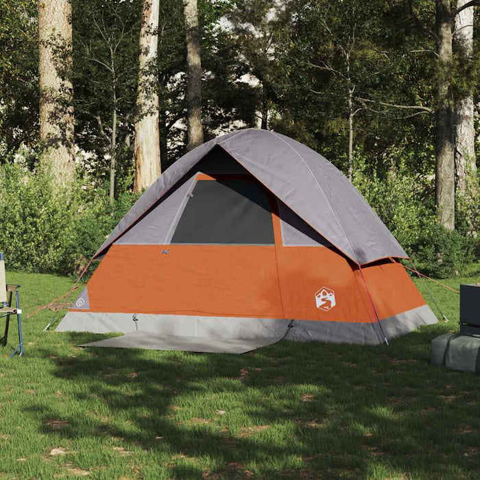Cort de camping pentru 2 persoane, portocaliu, impermeabil - WALTI WALTI