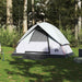 Cort camping cupolă 2 persoane alb, țesătură opacă, impermeabil - WALTI WALTI