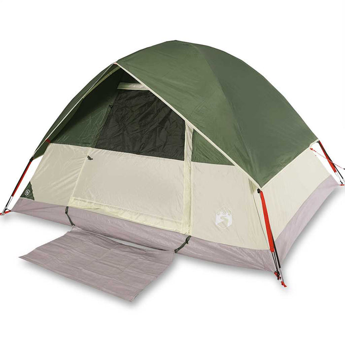 Cort de camping cupolă pentru 3 persoane, verde, impermeabil - WALTI WALTI