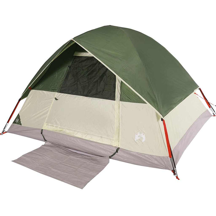 Cort de camping cupolă pentru 3 persoane, verde, impermeabil - WALTI WALTI