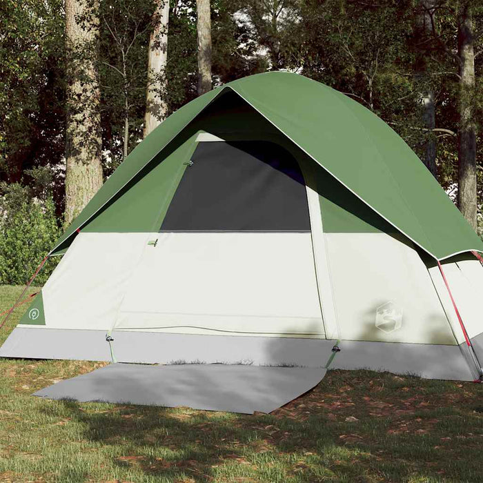 Cort de camping cupolă pentru 3 persoane, verde, impermeabil - WALTI WALTI