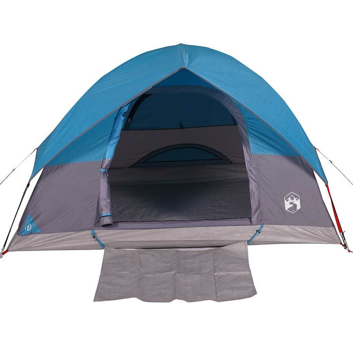 Cort de camping cupolă pentru 3 persoane, albastru, impermeabil - WALTI WALTI