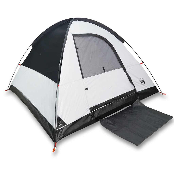 Cort camping cupolă 3 persoane alb, țesătură opacă, impermeabil - WALTI WALTI
