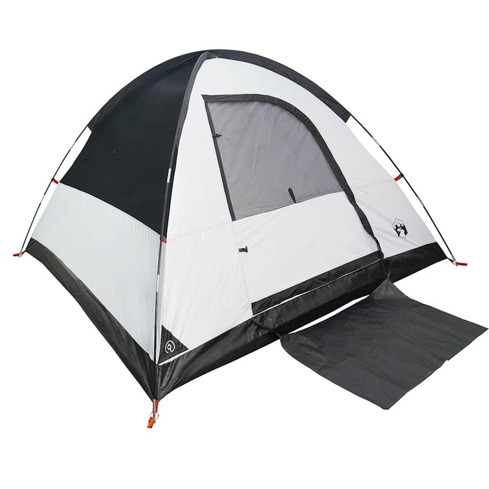 Cort camping cupolă 3 persoane alb, țesătură opacă, impermeabil - WALTI WALTI