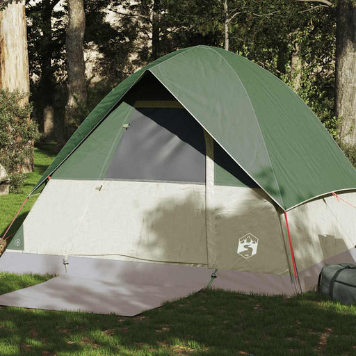 Cort de camping cupolă pentru 4 persoane, verde, impermeabil - WALTI WALTI