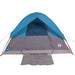 Cort de camping cupolă pentru 4 persoane, albastru, impermeabil - WALTI WALTI