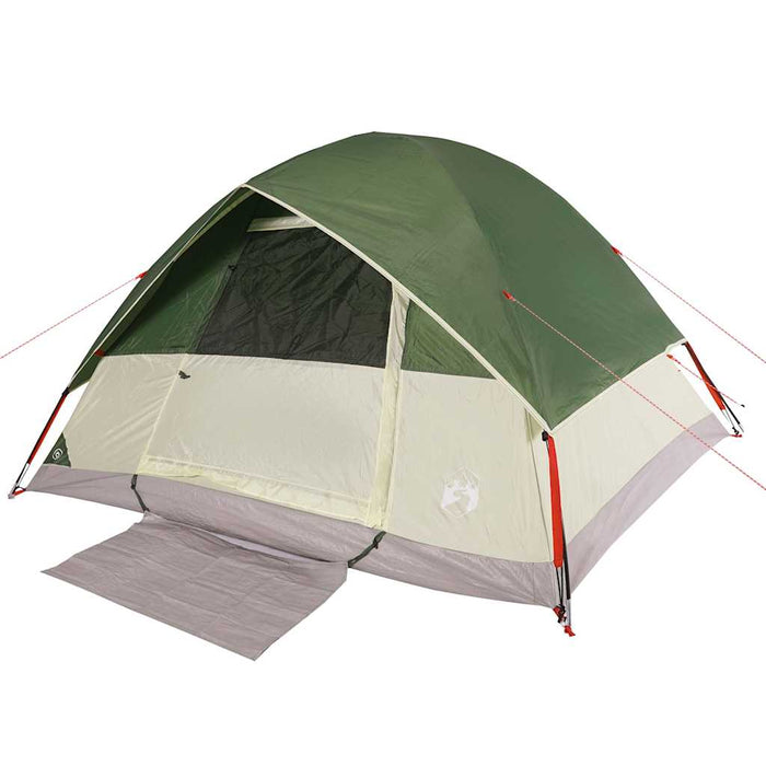 Cort de camping cupolă pentru 6 persoane, verde, impermeabil - WALTI WALTI