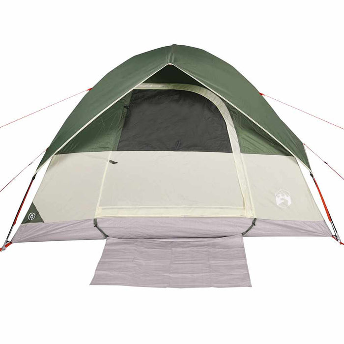 Cort de camping cupolă pentru 6 persoane, verde, impermeabil - WALTI WALTI