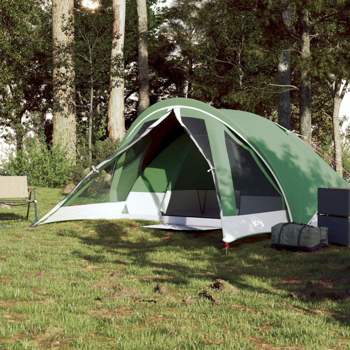 Cabină cort de camping, 4 persoane, verde, impermeabil - WALTI WALTI