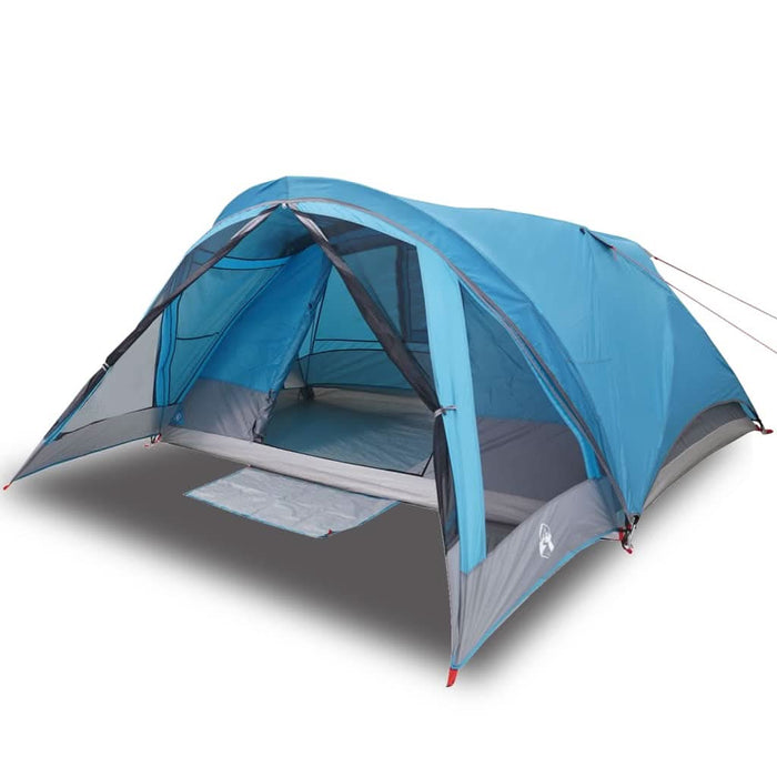 Cabină cort de camping, 4 persoane, albastru, impermeabil - WALTI WALTI