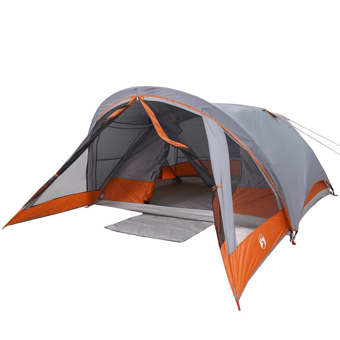Cabină cort de camping 4 persoane gri și portocaliu impermeabil - WALTI WALTI