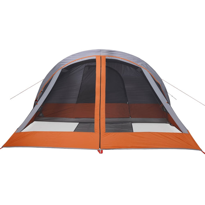 Cabină cort de camping 4 persoane gri și portocaliu impermeabil - WALTI WALTI