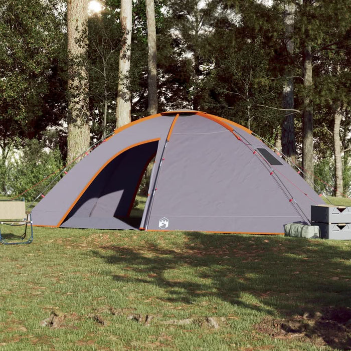 Cort de camping pentru 8 persoane, portocaliu, impermeabil - WALTI WALTI