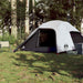 Cort camping cupolă 4 persoane alb, țesătură opacă, impermeabil - WALTI WALTI