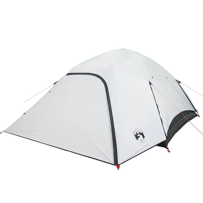 Cort camping cupolă 4 persoane alb, țesătură opacă, impermeabil - WALTI WALTI