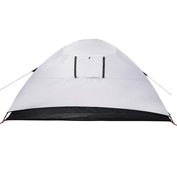 Cort camping cupolă 4 persoane alb, țesătură opacă, impermeabil - WALTI WALTI