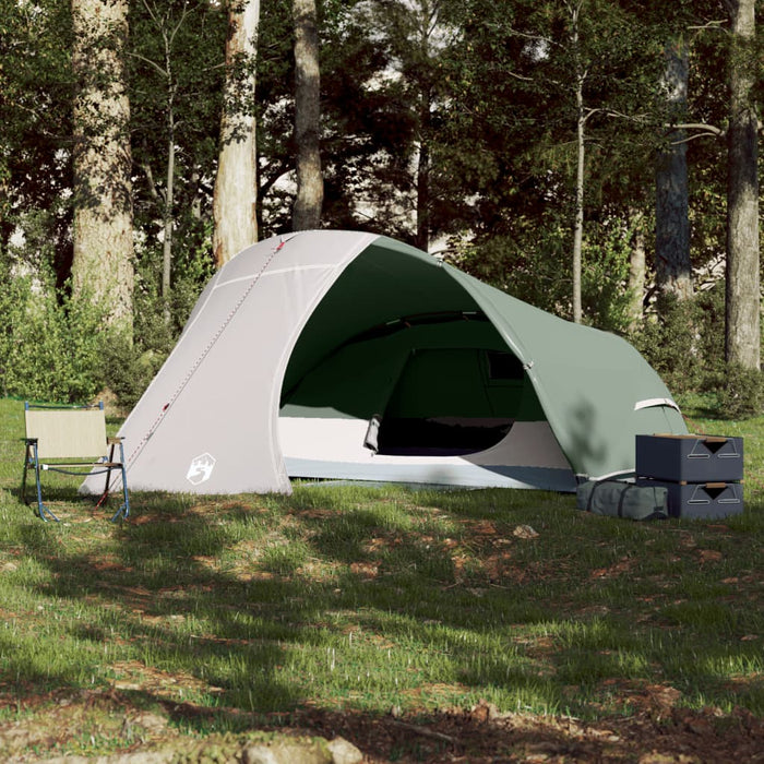 Cort de camping cupolă pentru 4 persoane, verde, impermeabil - WALTI WALTI