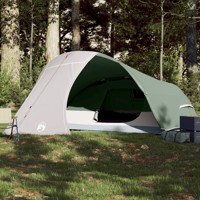 Cort de camping cupolă pentru 4 persoane, verde, impermeabil - WALTI WALTI